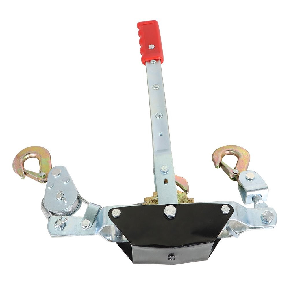 Heavy Duty 2 Ton Come Along Hand Power Puller With Double Gear Cable Puller
