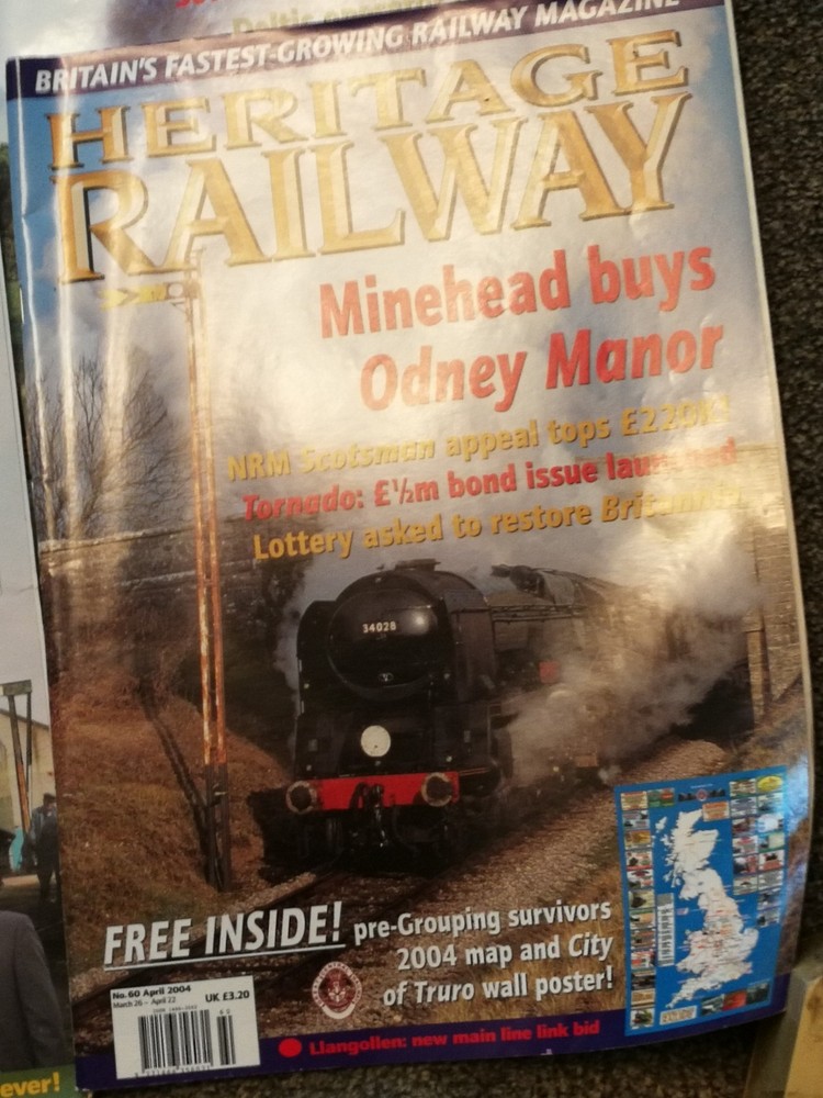 Heritage Railway magazine - 12 copies 2004