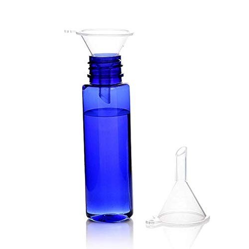 Versatile 5-Pack Mini Plastic Funnels for Lab, Kitchen & Craft Projects