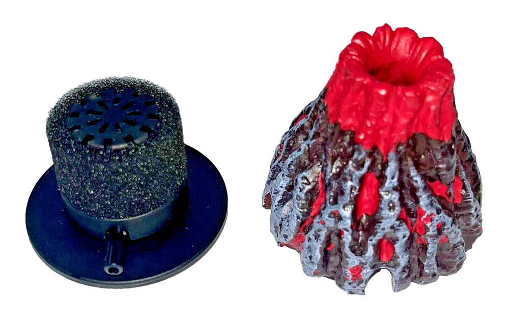 Betta Filter with Bubbling Volcano Aquarium Internal Ornamental Filter