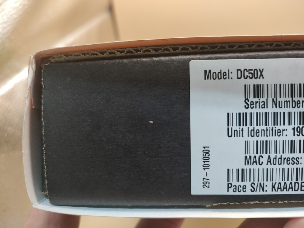 Comcast Digital Transport Adapter Self-Installation Kit Pace DC50x Dolby