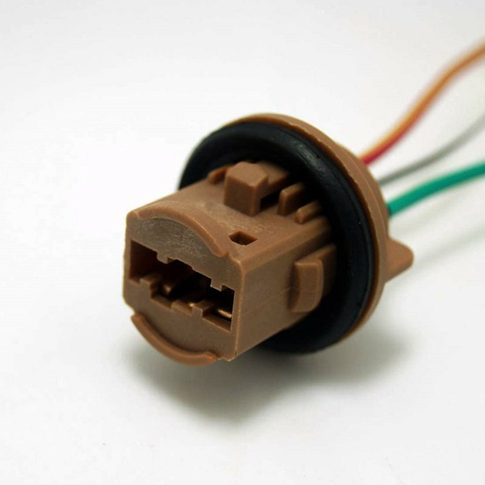 Universal Pigtail Wire Female Socket 7443 Two Harness Front Turn Signal Lamp