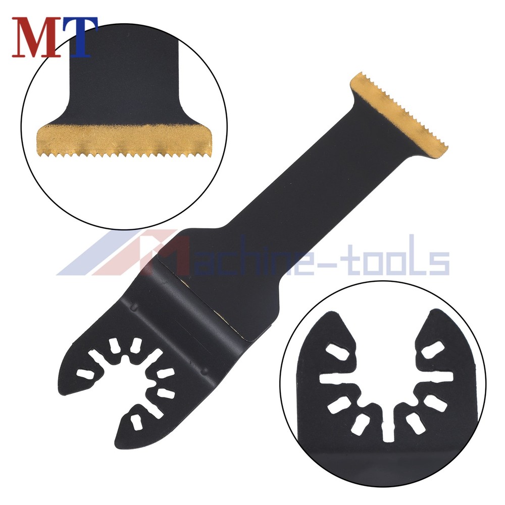 20 PACK Extra Long Titanium Oscillating Tool Blades & Curved Edge Blades