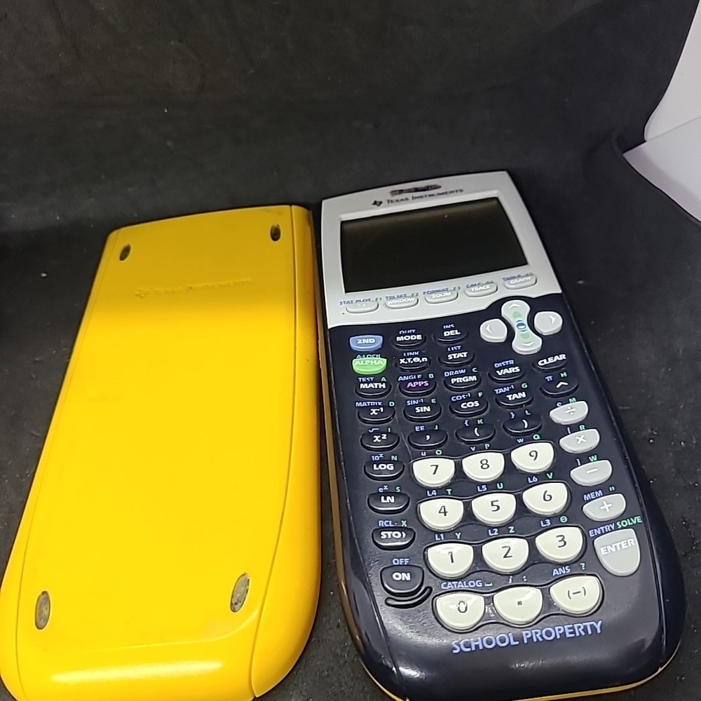 TI-84 Plus Graphing Calculator - With Covers - Tested & Working #84