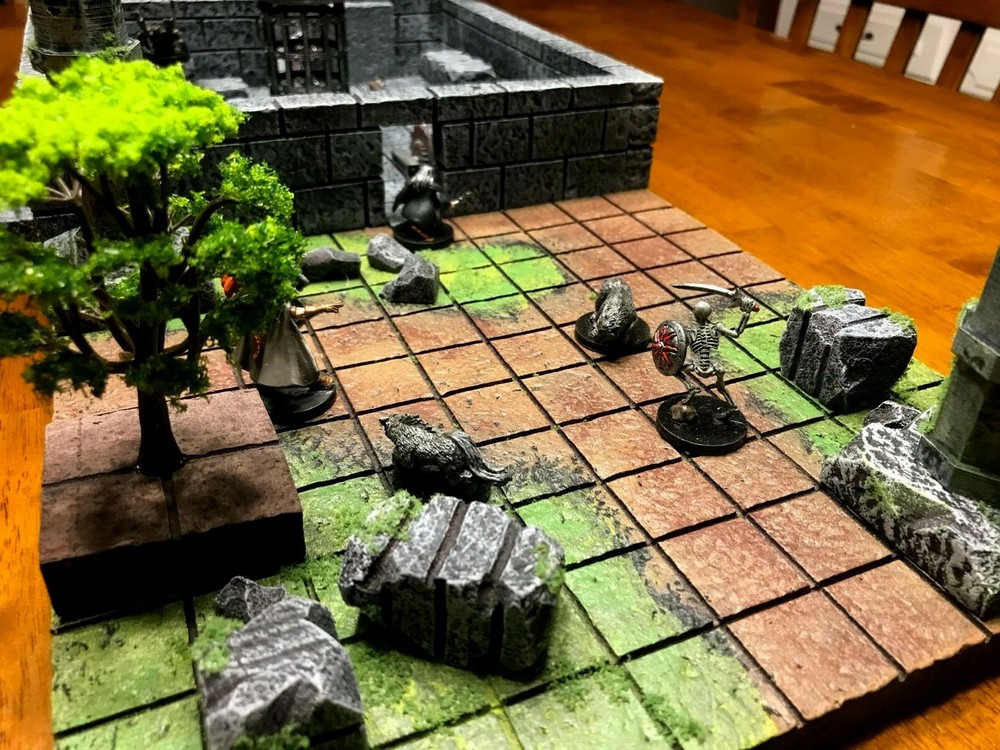 Big Dungeon Chunks Deluxe Set Terrain 28mm Dungeons & Dragons Pathfinder d&d rpg