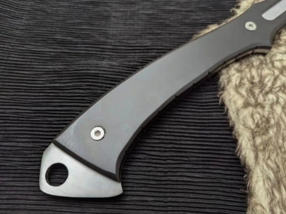 CUSTOM HANDMADE UNIQUE RESIDENT EVIL LEON AXE HANDMADE HUNTING CAMPING AXE