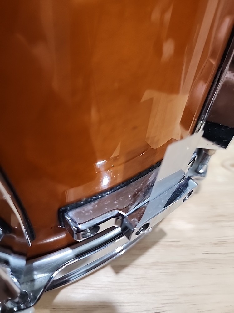 PEARL 12" X 7" ALL MAPLE SHELL SOPRANO POP CORN SNARE DRUM 1990s USED READ