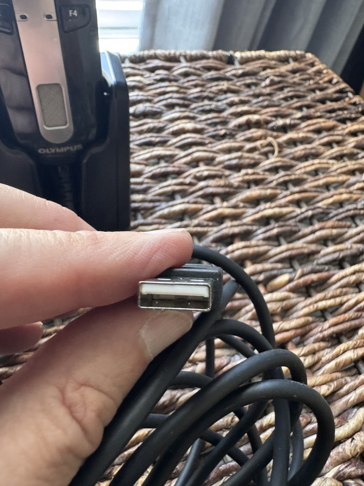 Olympus RecMic II RM-4010P Unidirectional Corded Push Button Microphone