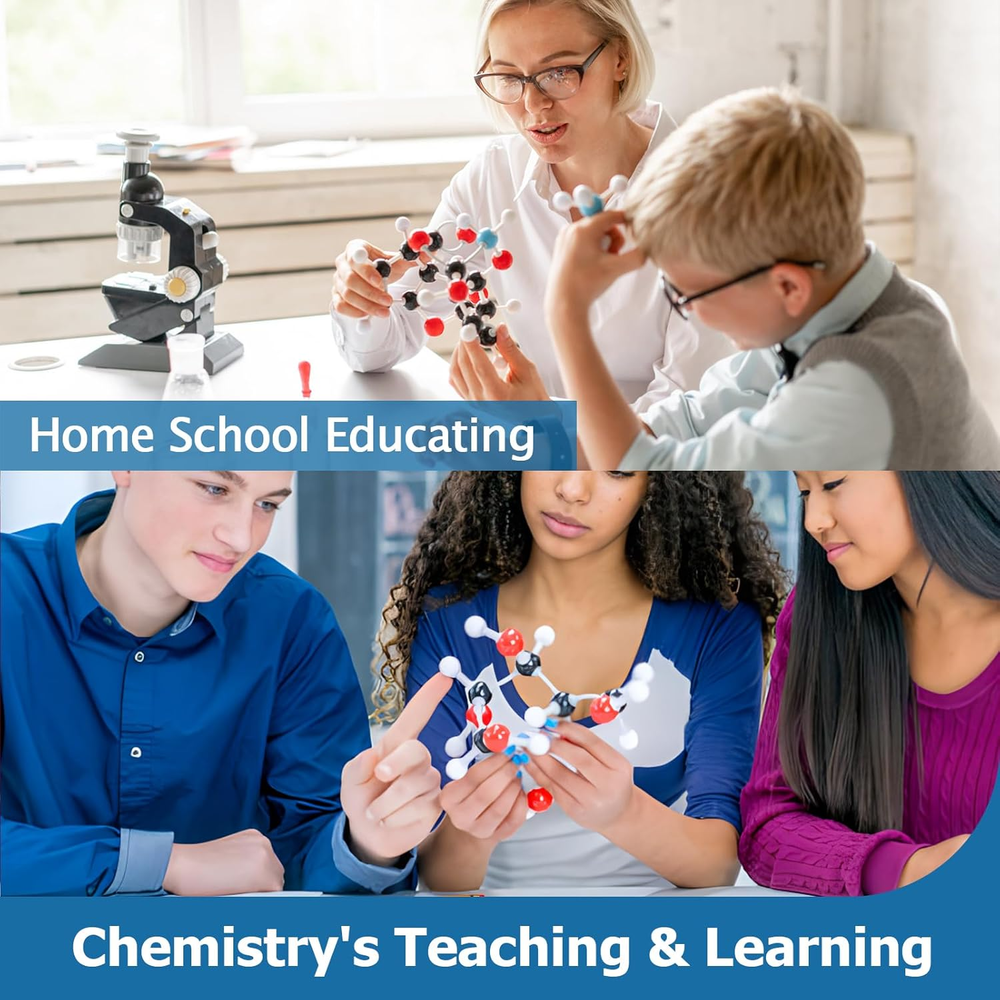 Molecular Model Kit, 444 Pcs Organic Molecular Chemistry Set, Atom Element Model