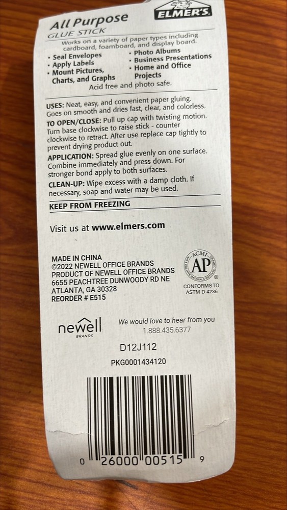 Elmer's All Purpose Glue Stick 0.77 oz