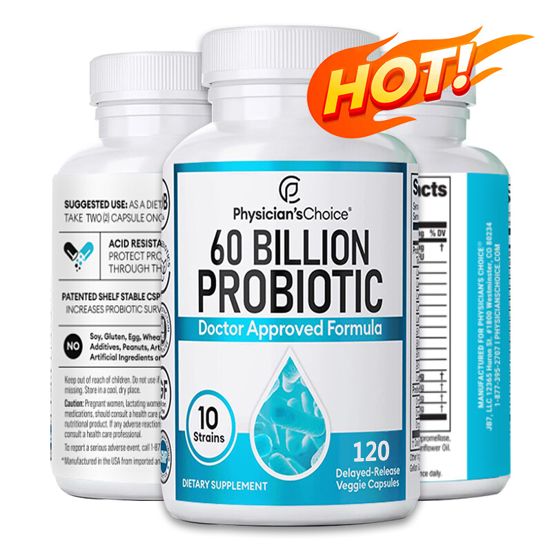 60 Billion Probiotic Immune System Boosting Support Gut & Digestive Health