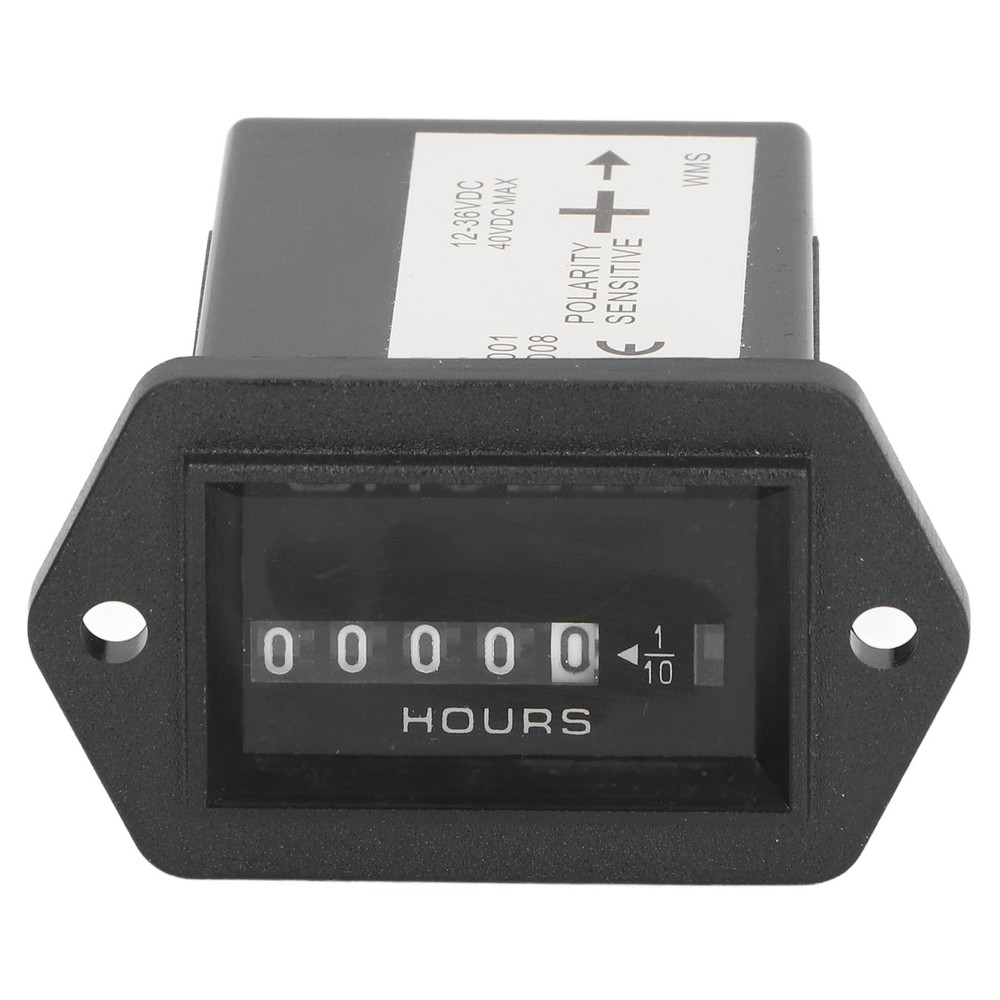 Mechanical Hour Meter Quartz Hourmeter For Construction Vehicle 12‑36VDC