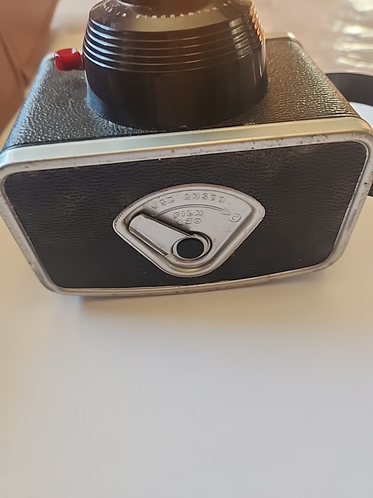 Vintage 1950's Ansco Readyflash 620 Camera And Case (Untested)