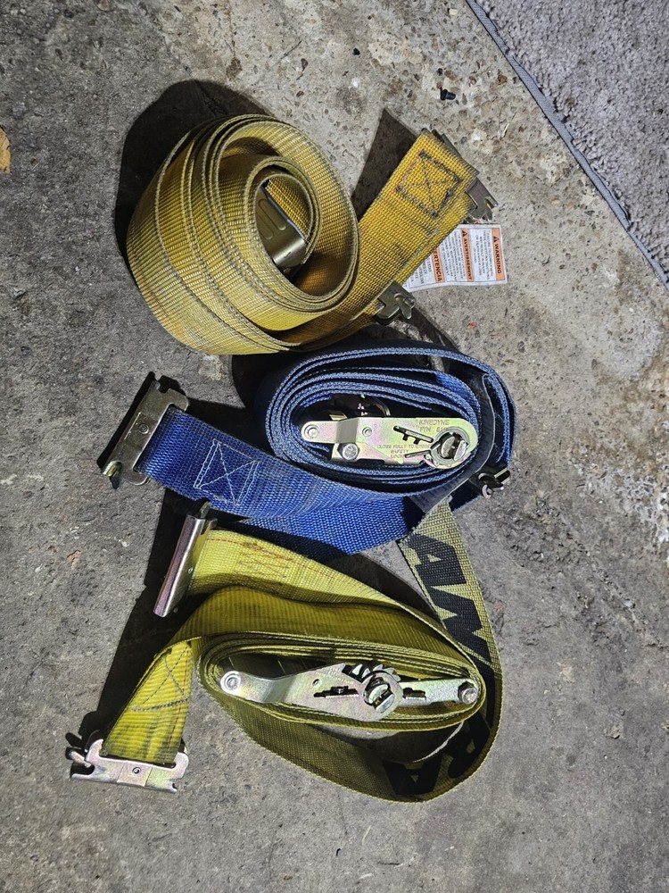 Rachet Straps E Track Lot Of 3