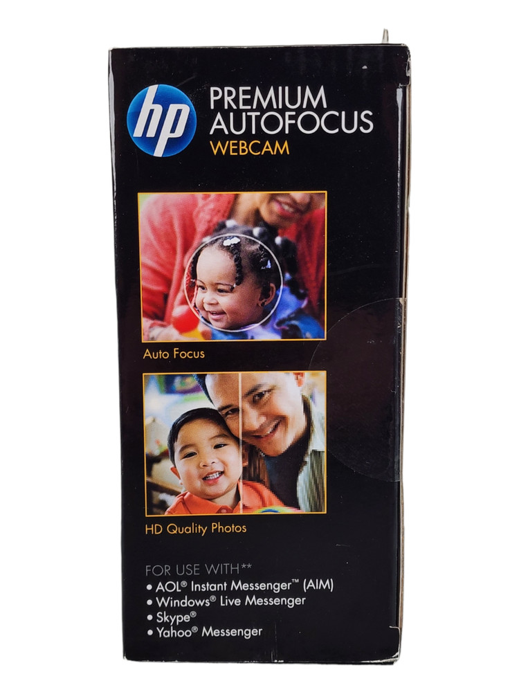 HP KQ245AA Web Cam Autofocus Web Cam NEW USB 2.0 2MP