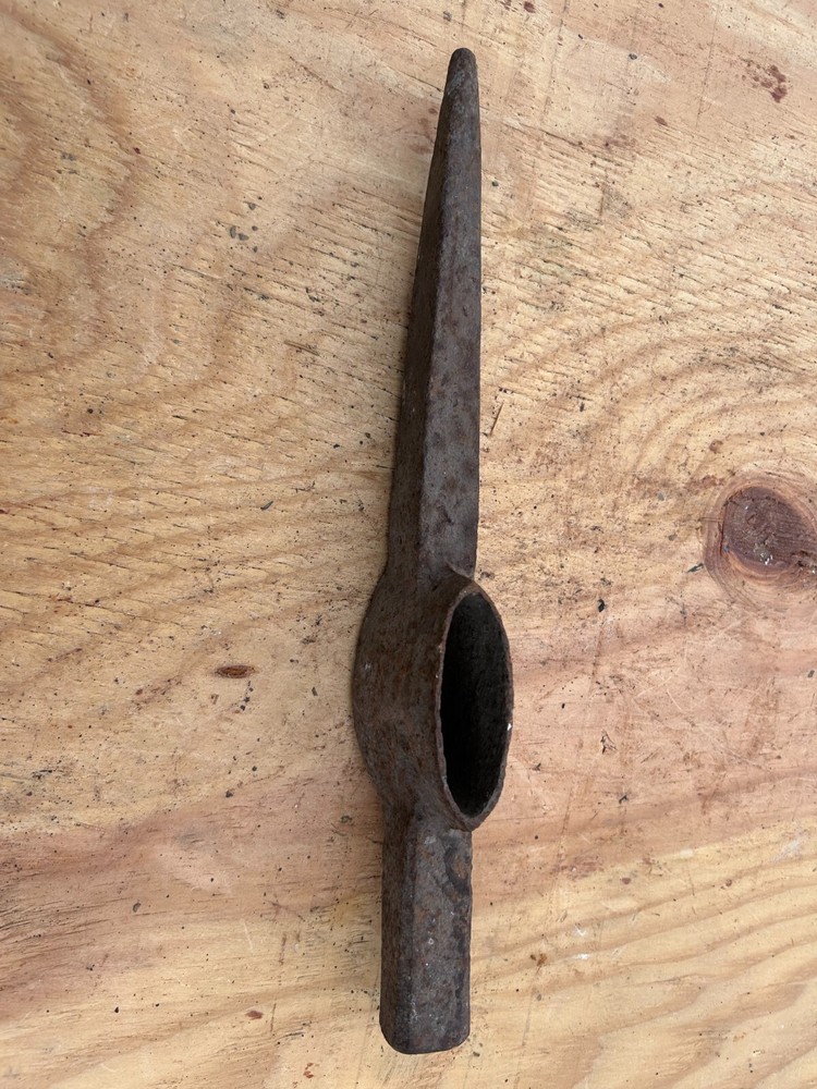Long Pick Head Rusty Rustic no handle Original Vintage Primitive Farm Decor