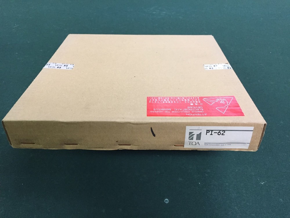 TOA PI-62 CIRCUIT BOARD FOR INTERCOMM SYSTEM - NEW