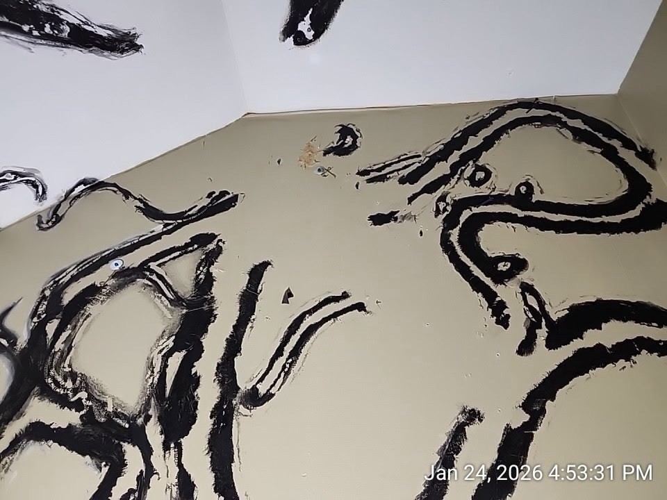Stranger Things Prop On Set Full Ceiling tile Vine And Wall Hawkins Lab