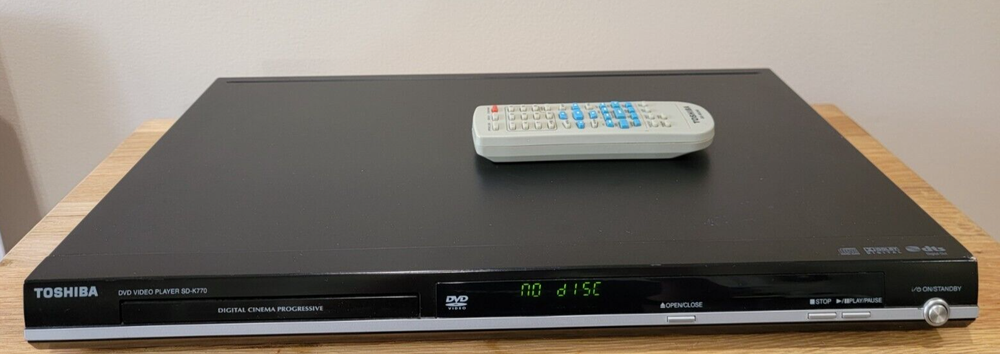 Toshiba SD-K770KU DVD Player Includes Remote