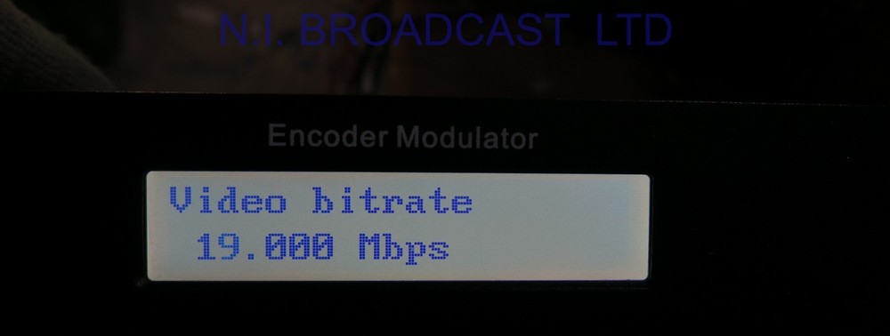 Taylor encoder modulator with 4x HDMI inputs, ASI in / out, RF in / out, mpeg4 e