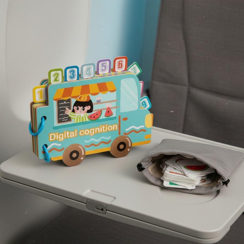 Reusable Sticker Book Develops Hands-On Ability Number Cognition Quiet Book