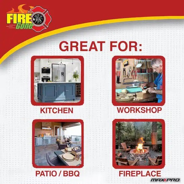 16 Oz. A:B:C Multiple Use Fire Extinguisher Spray Suppressant