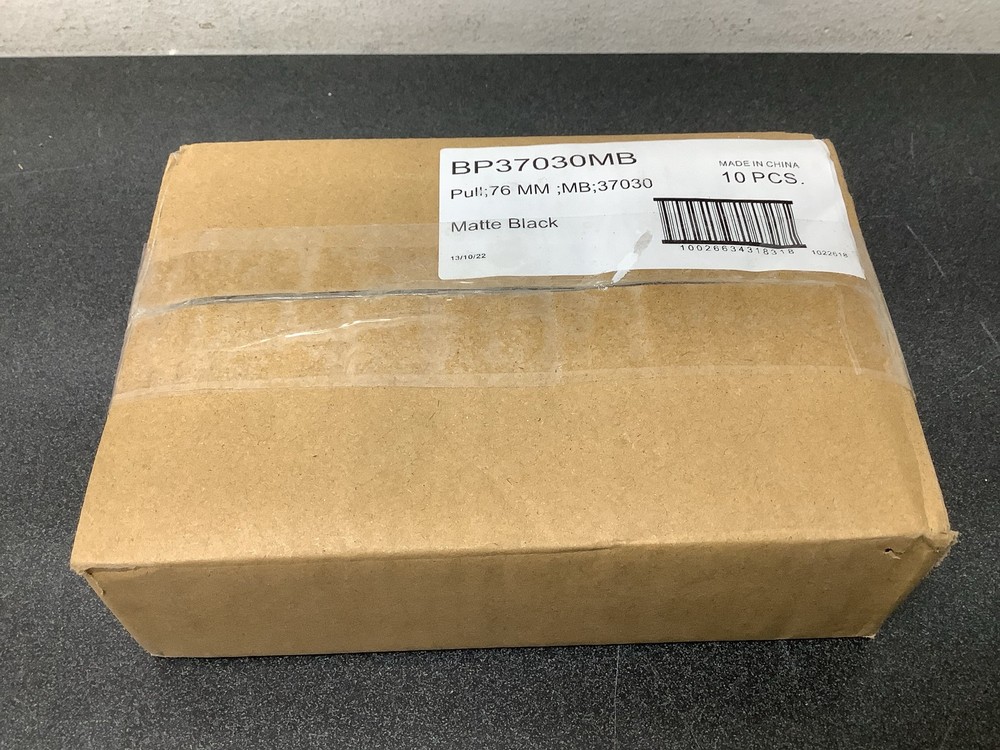 Miseno MCPTP1300FB10 Henshaw 3" Handle Pull - 10 Pack, Matte Black