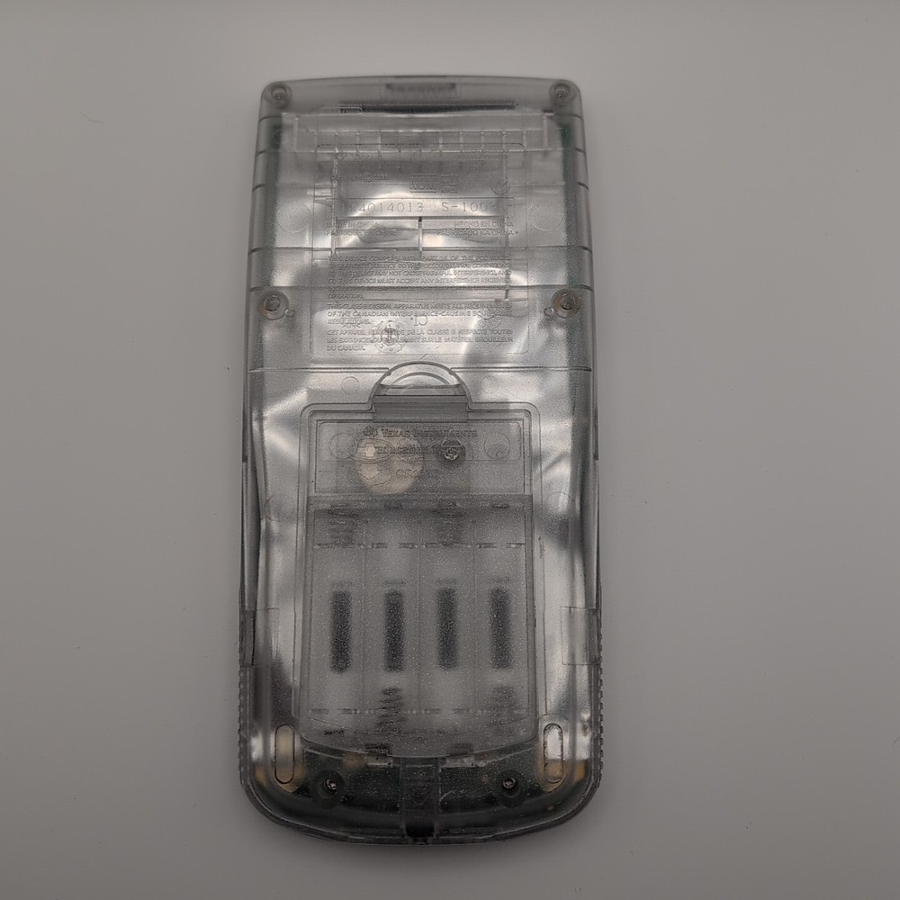 Texas Instruments TI-83 Plus Silver Edition Clear Graphing Calculator EUC