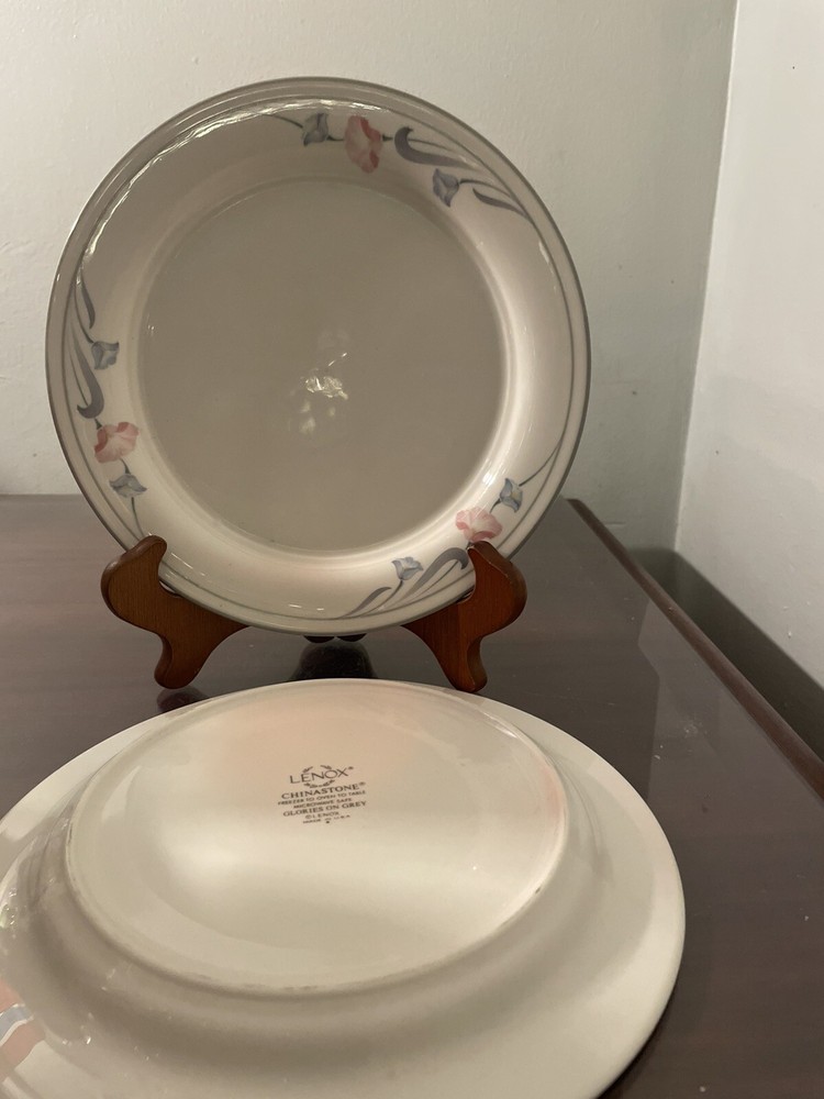 Two Lenox Salad plates 8-1/4”(ddroom)