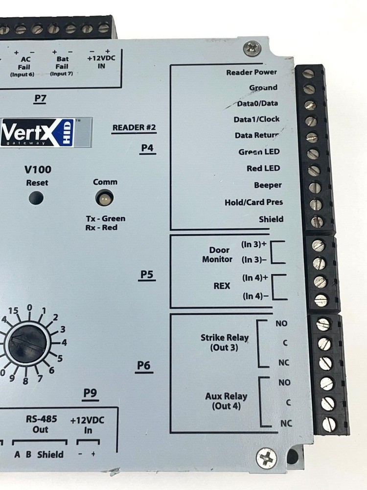 VertX V100 70100 AEP0N Two Dual Door/Reader Interface Module