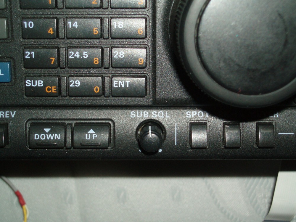 Yaesu HF FT-1000MP Mark V 200W knobs RF PWR/SQL/SUB SQL/ SPEED /MONI /PITCH