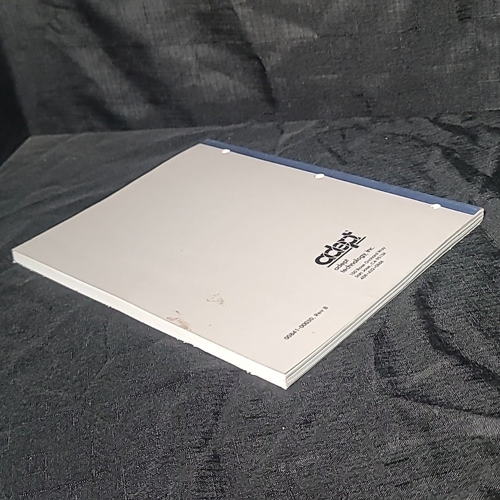 Adept User's Guide AdeptOne-MV AdeptThree Robot Including PA-4 Power Chassis