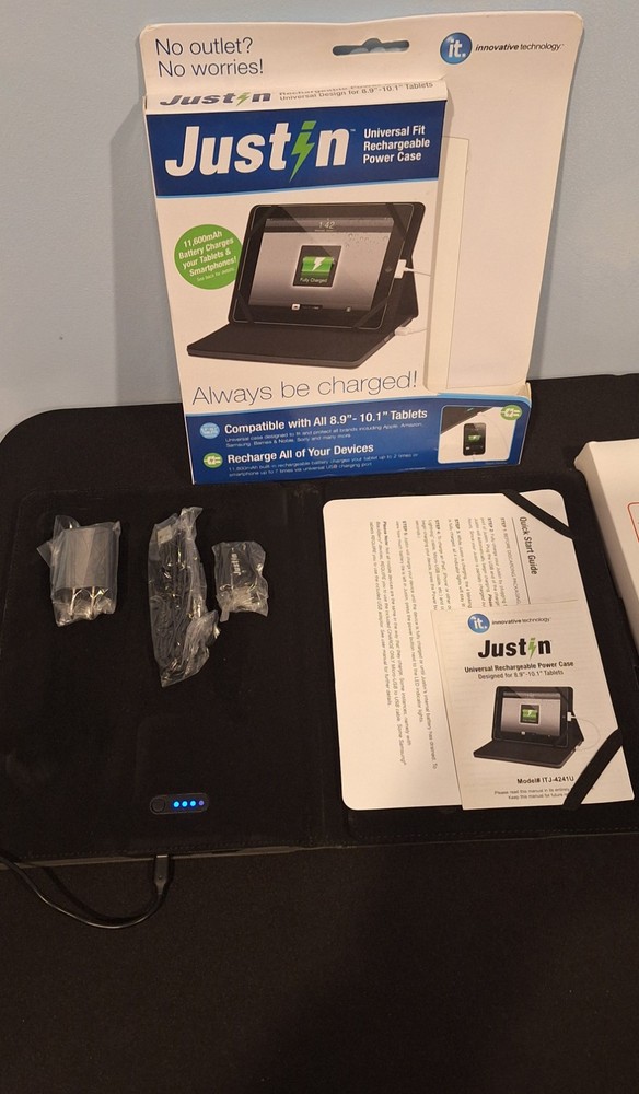 Innovative Technology Just In Rechargeable Power Case Ipad & more New Open Box