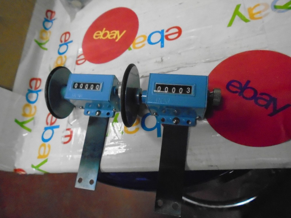 Mechanical Rotating Counter  5 Digit 1 ft per turn 2 per lot