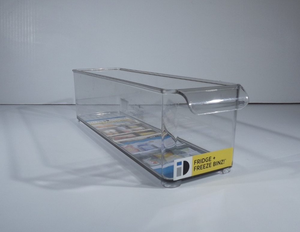 Fridge Freezer Bin - InterDesign - 4" x 14.5" x 4" - Storage - Clear
