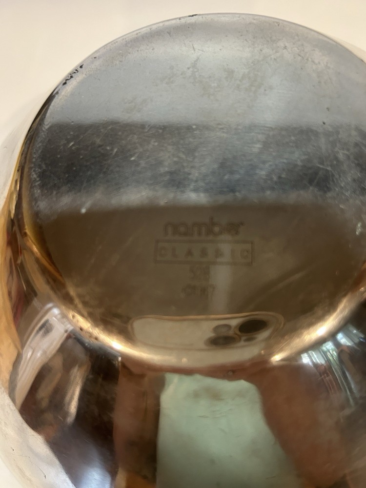 Nambe 3 Point Silver Bowl #528, 1967 Dates