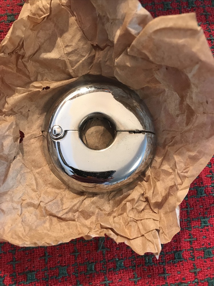 Vintage Chrome cover ndustrial steampunk repurpose 🇺🇸 10pc