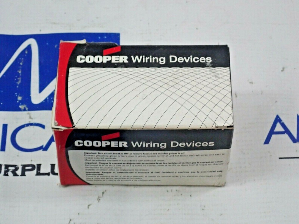 NEW Cooper 1253-BOX Flush Receptacle 50A 125V