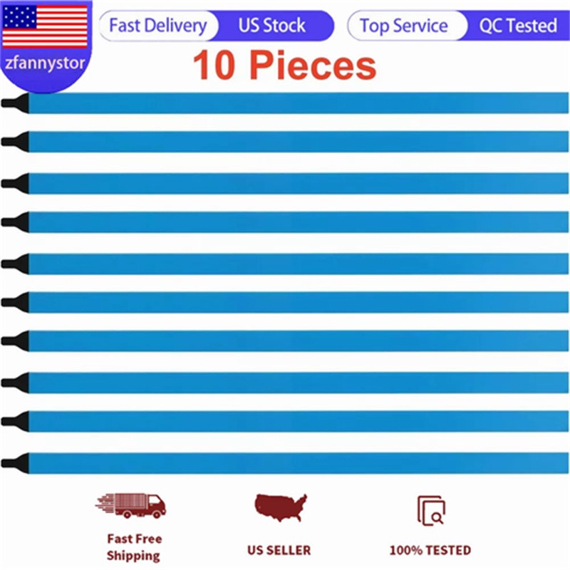 10pcs USK Black Pull Tabs Stretch Release Adhesive Strips for LCD Screen Panel