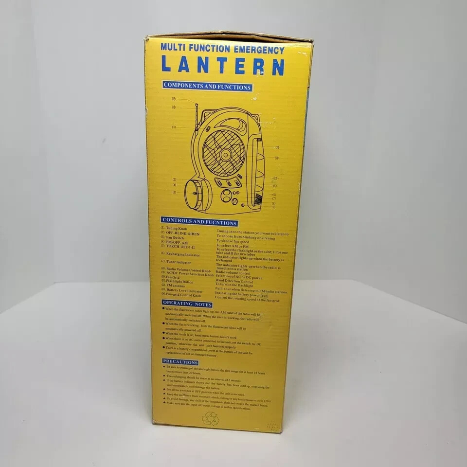 DF-8088 MULTI FUNCTIONAL EMERGENCY LANTERN=Flashlight with AM/FM