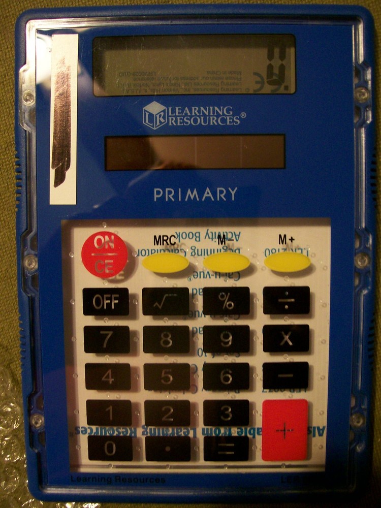 OVERHEAD PRIMARY CALCULATOR INTRODUCE BASIC CALCULATOR SKILLS READING RESOURCES