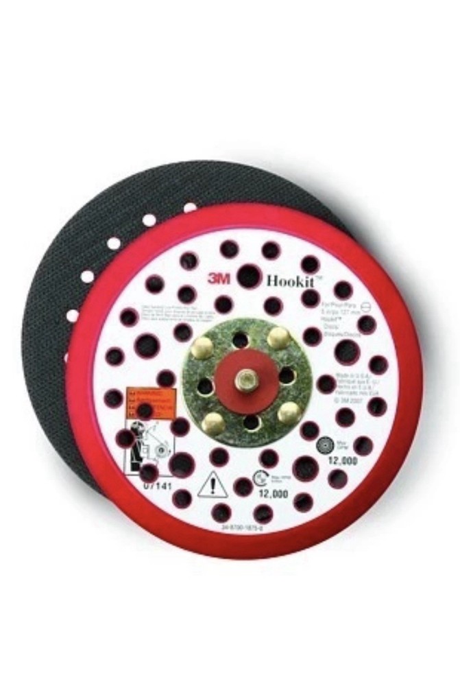 3M 20356 Dust Control Hook & Loop Low Profile 6 in. Disc Clean Sand Backing Pad