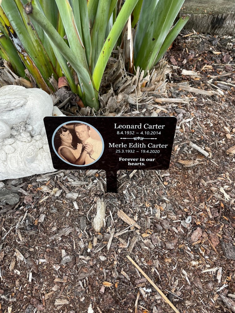 Memorial Grave Marker Stake