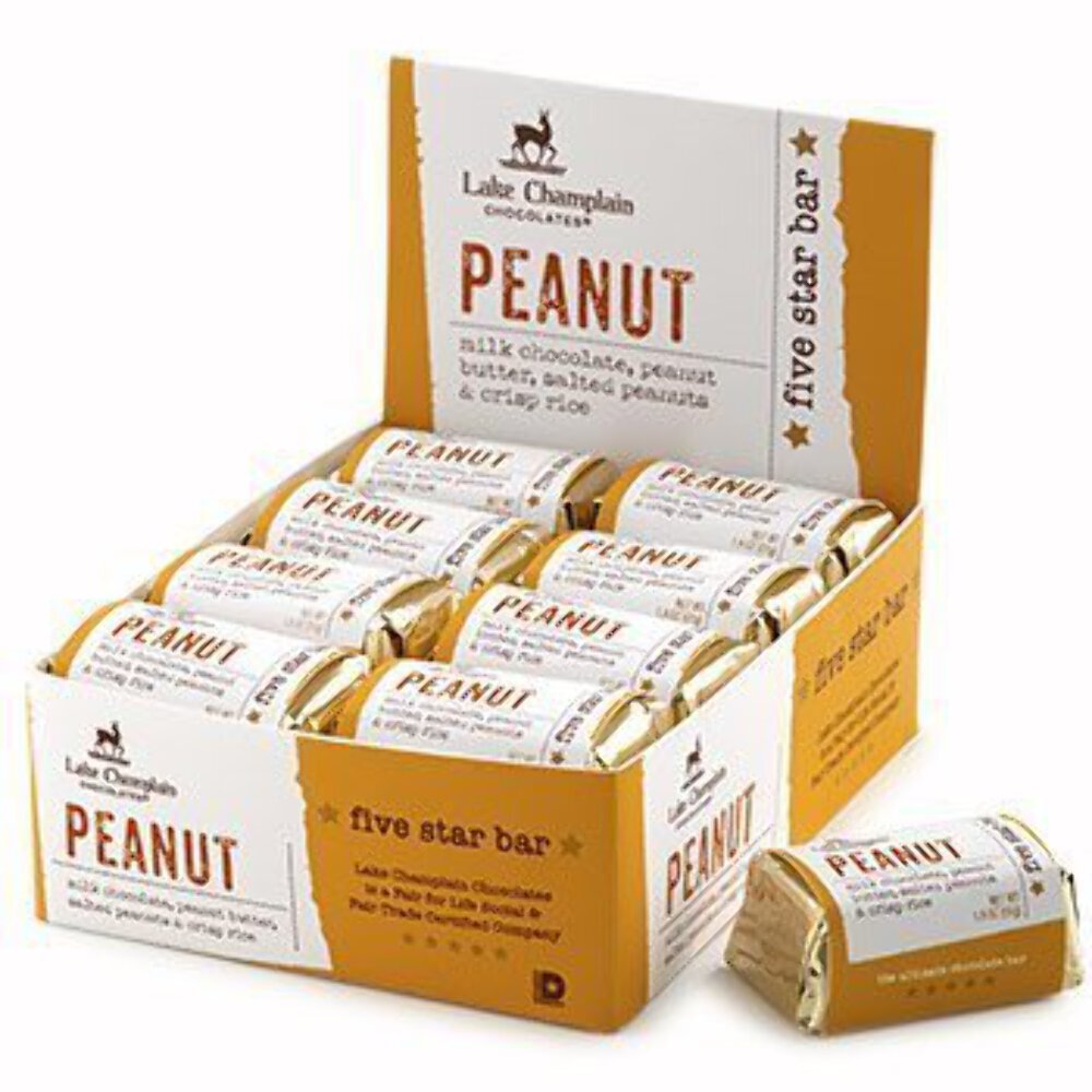 Lake Champlain Chocolates® Peanut Five Star Bar