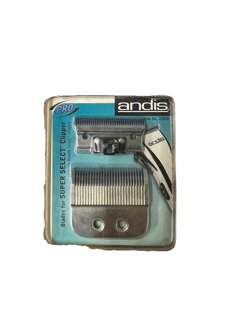 REPLACEMENT Blade Set #22430 for Andis Super Select Clipper (yellowed packaging)