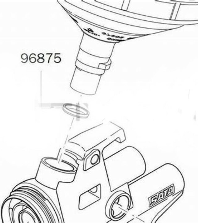 SATA Jet Inner Cup Seal (96875)