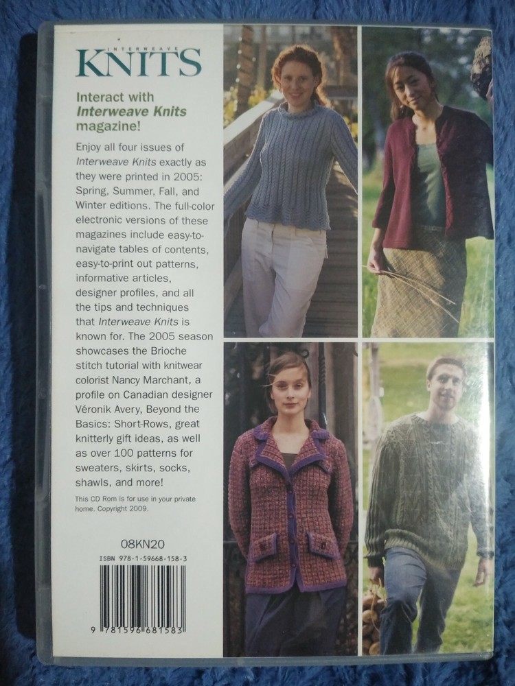 Interweave Knits 2005 Collection CD (2009, CD-ROM)