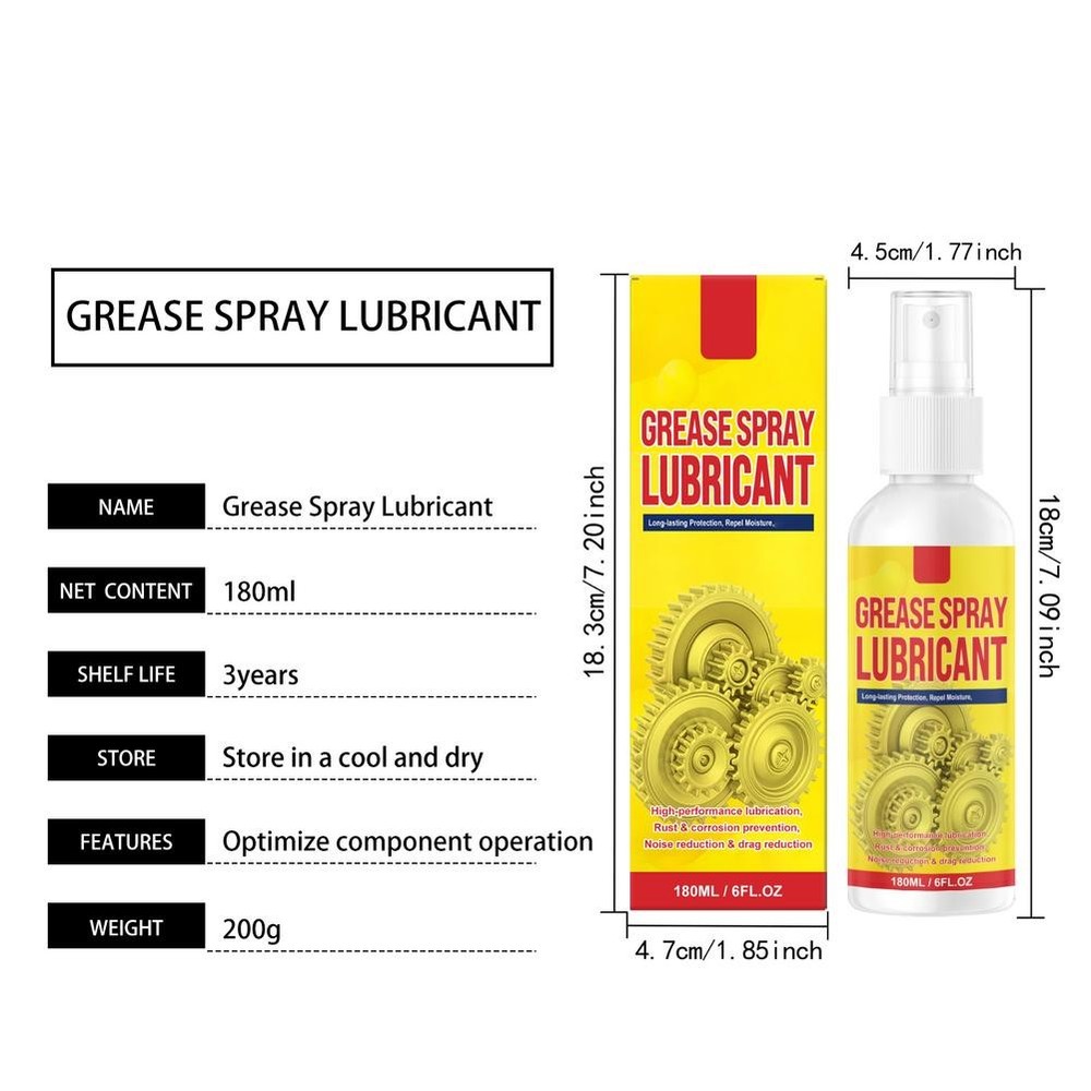 Anti-Rust Lubricant Spray & Rust Remover, Rust Removal Lubricant Spray