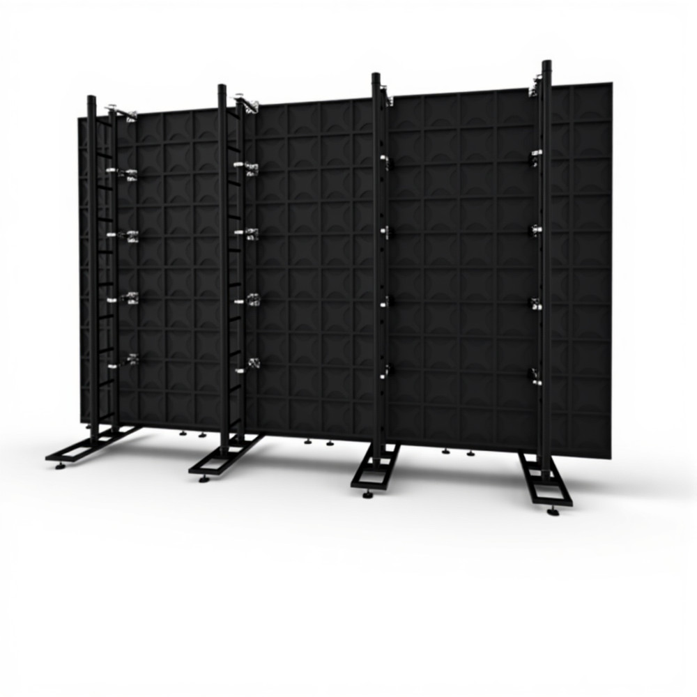 ProX XTP-GSLED4X250BLK LED Video Display Panel Ground Support System Package BLK