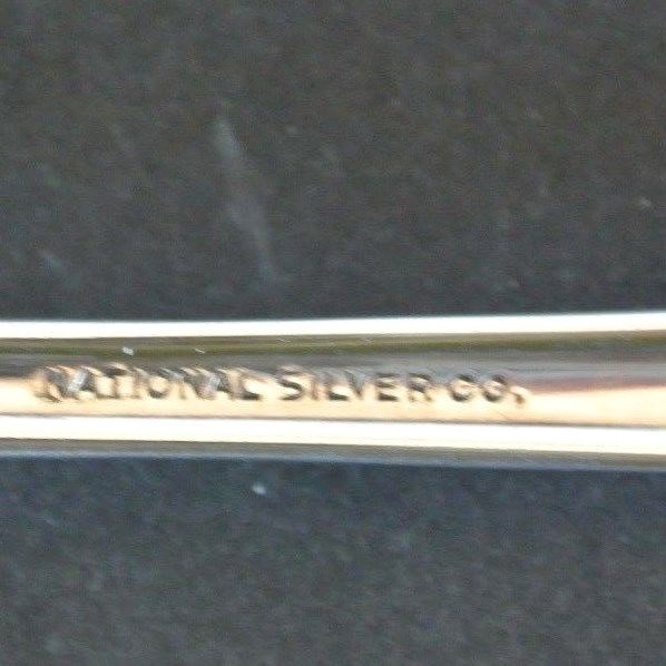 National Silver Co. NTS 16 Pattern Silverplate 8.25" Serving Fork